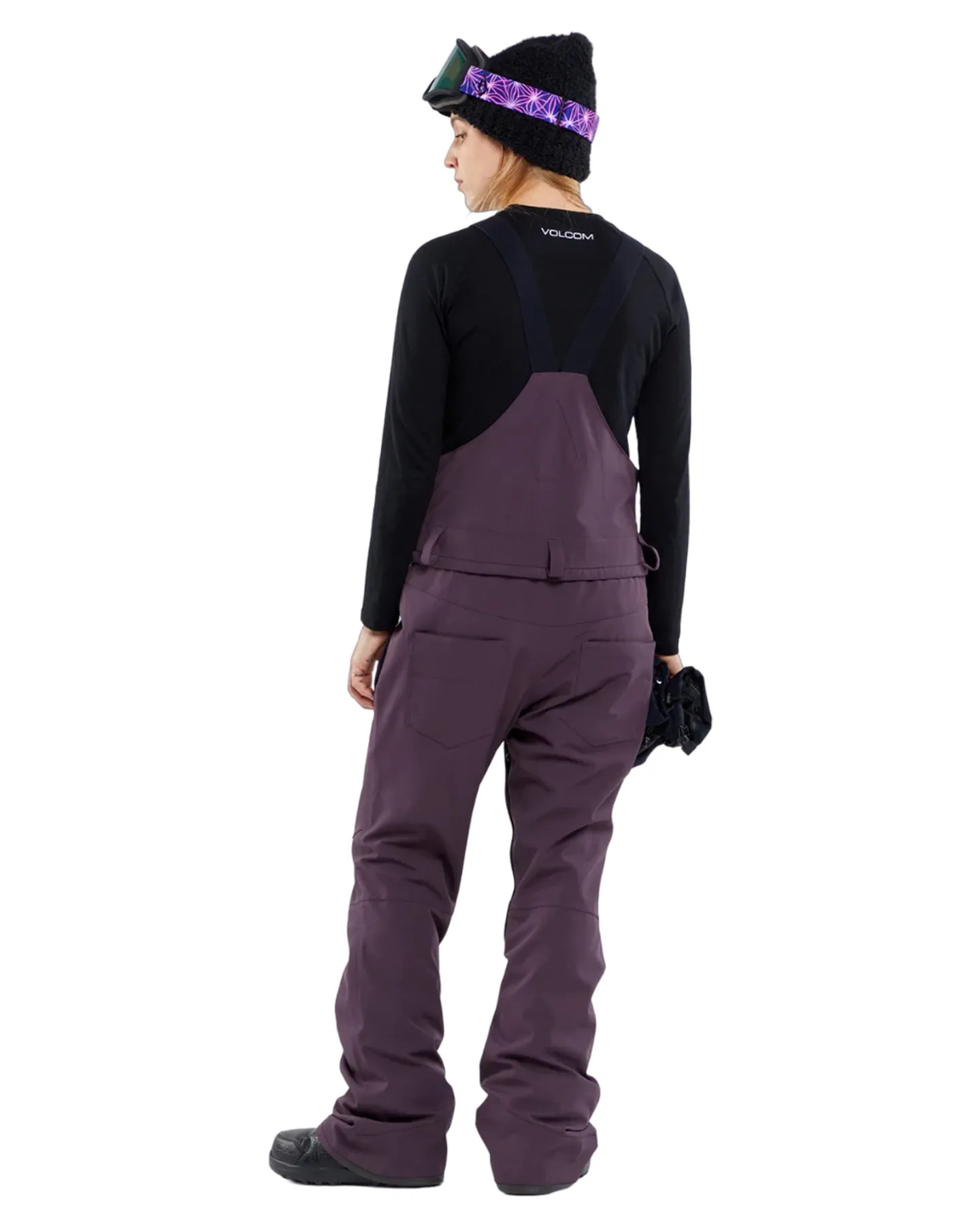 Volcom Swift Bib Overall - Blackberry