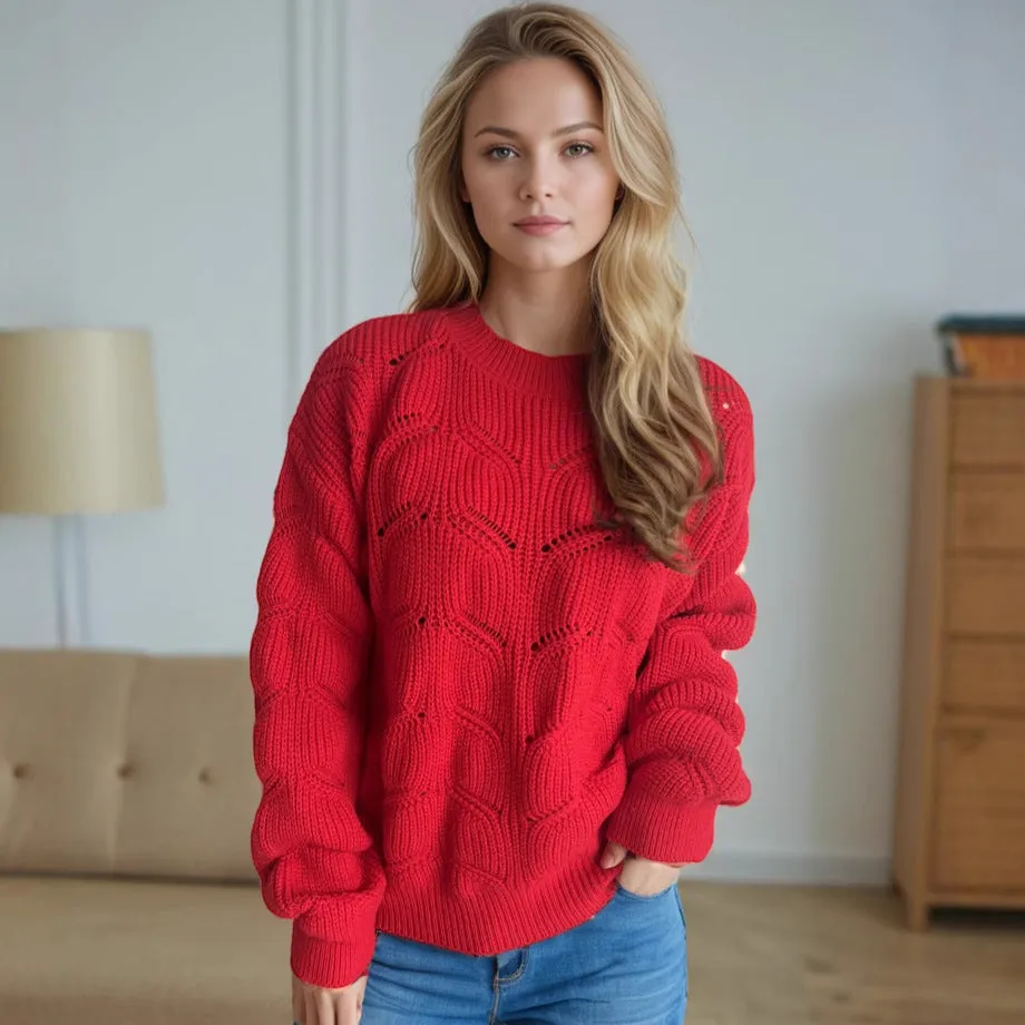 Women’s Textured Knit Jumper