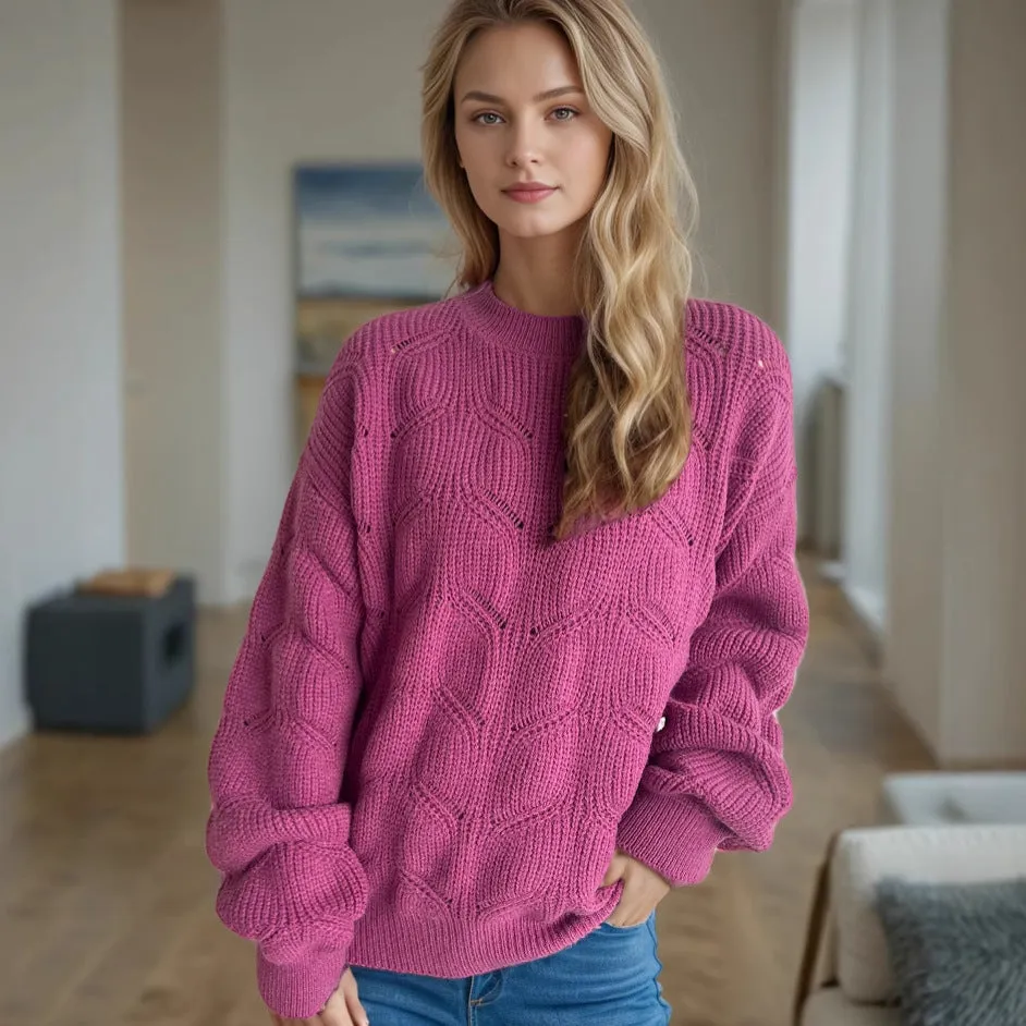 Women’s Textured Knit Jumper