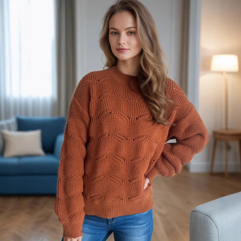 Women’s Textured Knit Jumper