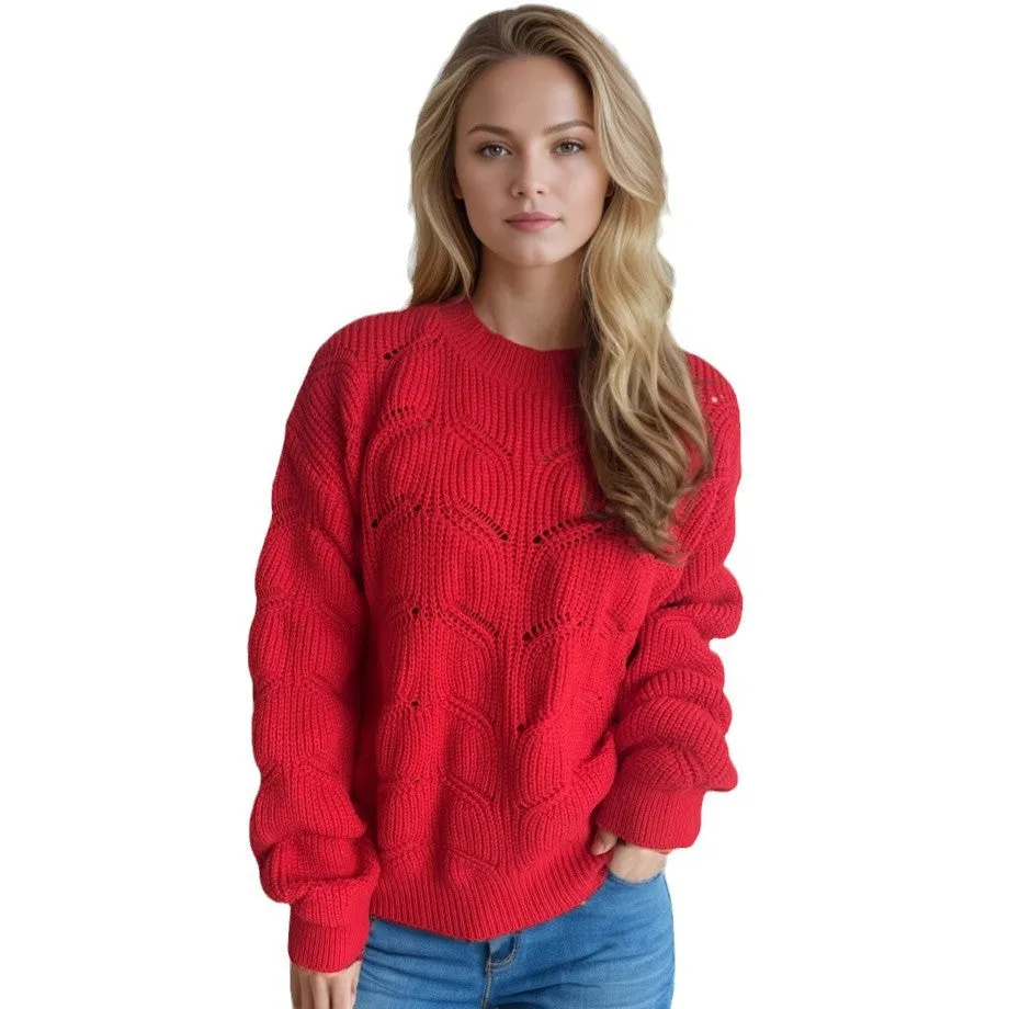 Women’s Textured Knit Jumper