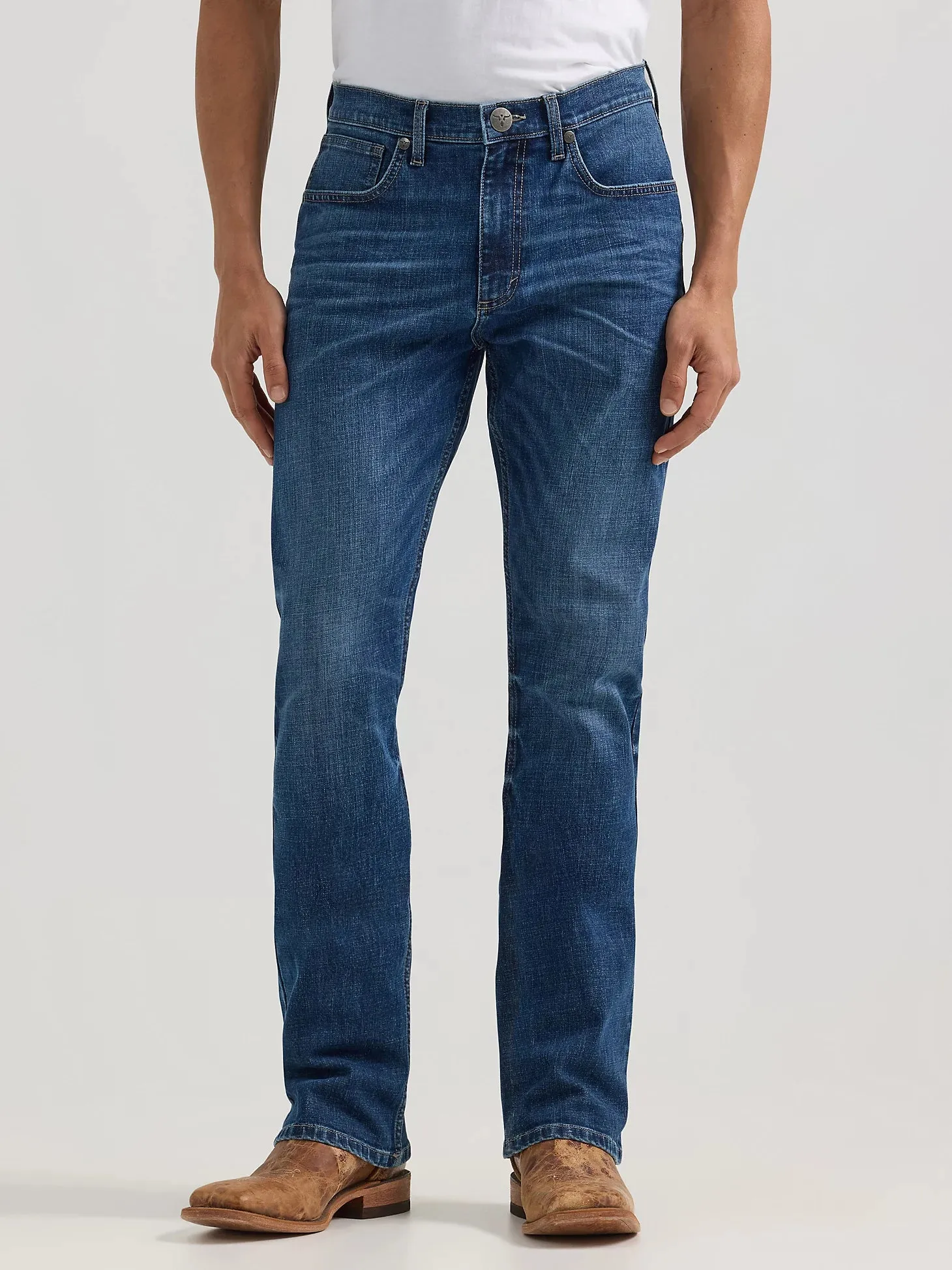 Wrangler 20X Men's No. 42 Vintage Bootcut Jean in Harper