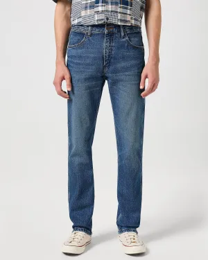 Wrangler Frontier Relaxed Straight Mens Jeans - Seeing Double